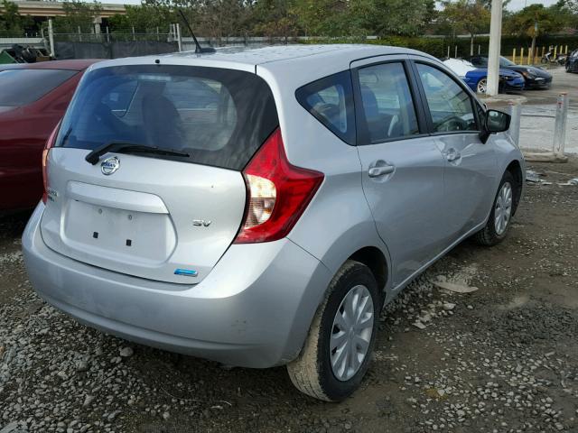 3N1CE2CP0GL368035 - 2016 NISSAN VERSA NOTE SILVER photo 4