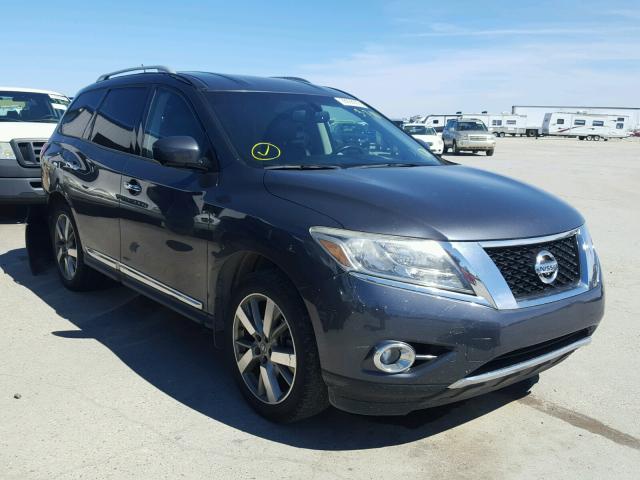 5N1AR2MN2DC652503 - 2013 NISSAN PATHFINDER GRAY photo 1