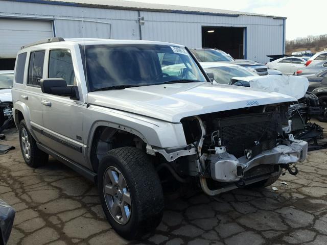 1J8HG48K87C669775 - 2007 JEEP COMMANDER SILVER photo 1