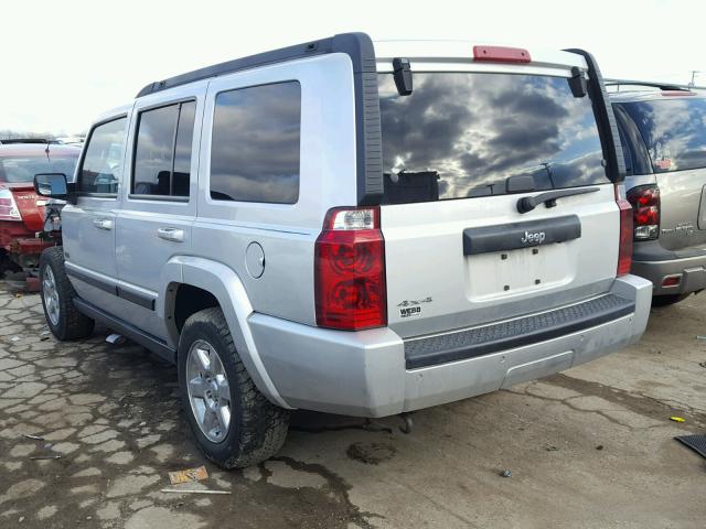 1J8HG48K87C669775 - 2007 JEEP COMMANDER SILVER photo 3