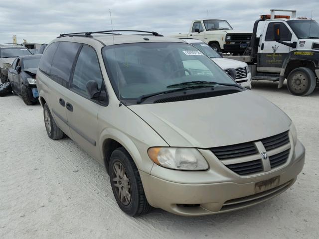 1D4GP24R66B715492 - 2006 DODGE GRAND CARA TAN photo 1