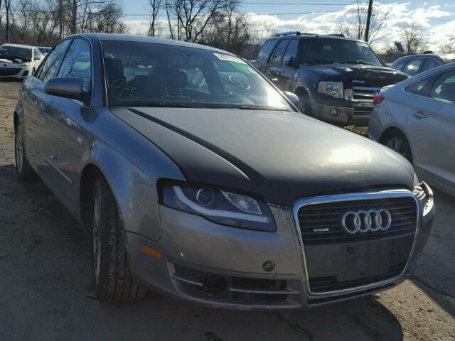 WAUDF78E77A114667 - 2007 AUDI A4 2.0T QU GRAY photo 1