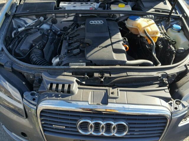 WAUDF78E77A114667 - 2007 AUDI A4 2.0T QU GRAY photo 7