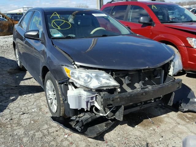 4T4BF1FK3DR290207 - 2013 TOYOTA CAMRY L GRAY photo 1