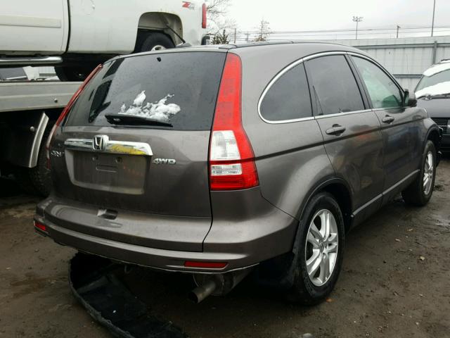 5J6RE4H72AL033528 - 2010 HONDA CR-V EXL GRAY photo 4