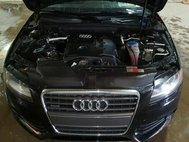 WAULF78K39N054769 - 2009 AUDI A4 2.0T QU BLACK photo 7