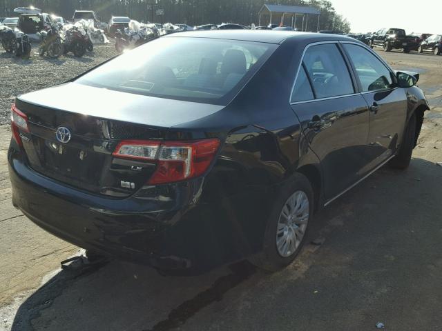 4T1BD1FK8CU057311 - 2012 TOYOTA CAMRY HYBR BLACK photo 4