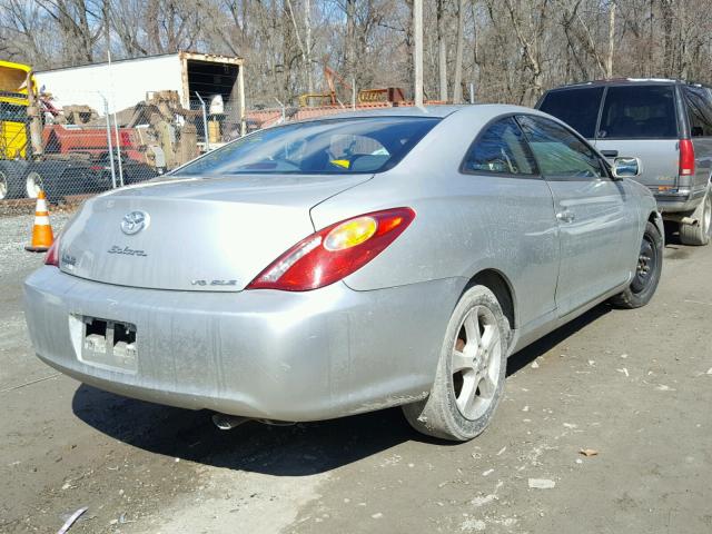 4T1CA38P94U017936 - 2004 TOYOTA CAMRY SOLA SILVER photo 4