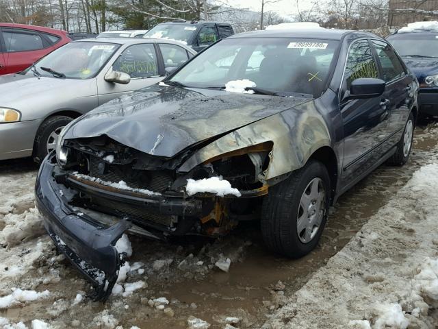 1HGCM56445A049391 - 2005 HONDA ACCORD LX GRAY photo 2