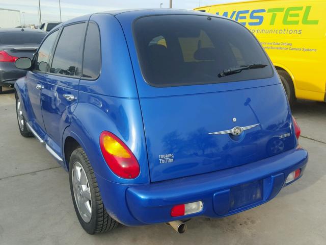 3C4FY58844T332994 - 2004 CHRYSLER PT CRUISER BLUE photo 3