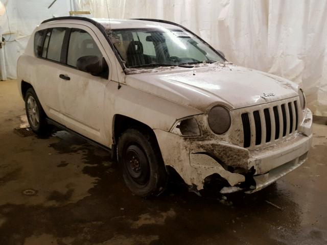 1J4FF47B29D188723 - 2009 JEEP COMPASS SP WHITE photo 1