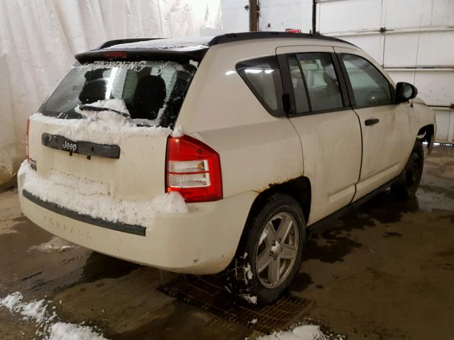 1J4FF47B29D188723 - 2009 JEEP COMPASS SP WHITE photo 4