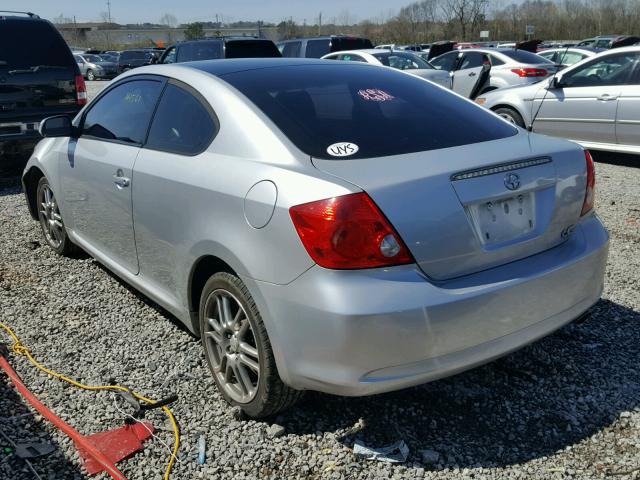 JTKDE177350010095 - 2005 TOYOTA SCION TC 银色 照片 3