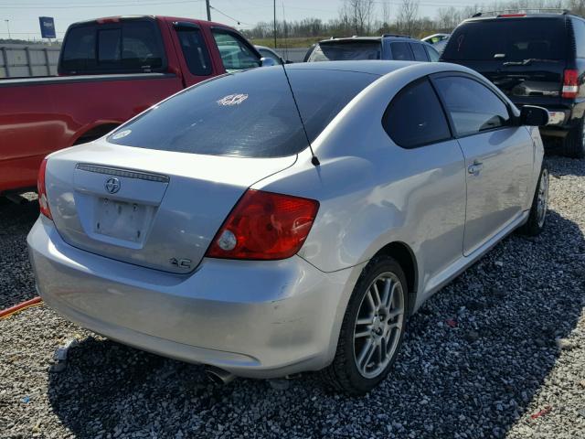 JTKDE177350010095 - 2005 TOYOTA SCION TC 银色 照片 4