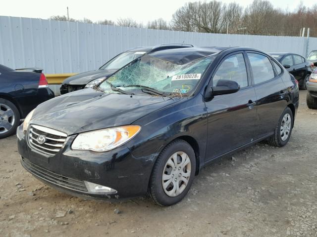 KMHDU4AD6AU942204 - 2010 HYUNDAI ELANTRA BL BLACK photo 2