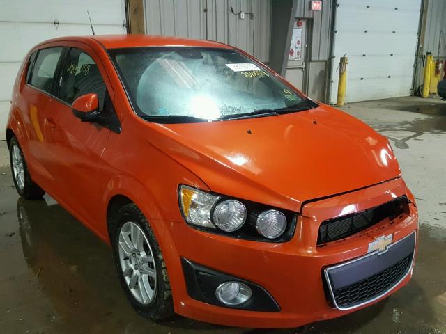 1G1JC6SH3C4231997 - 2012 CHEVROLET SONIC LT ORANGE photo 1