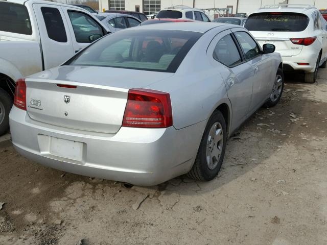 2B3KA43R17H850203 - 2007 DODGE CHARGER SE SILVER photo 4