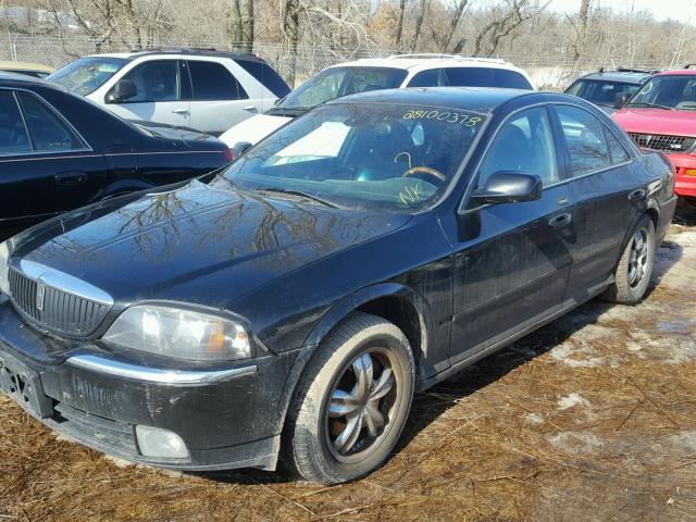 1LNHM86S44Y628581 - 2004 LINCOLN LS BLACK photo 2