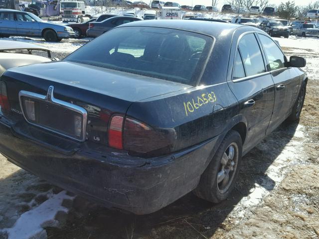 1LNHM86S44Y628581 - 2004 LINCOLN LS BLACK photo 4