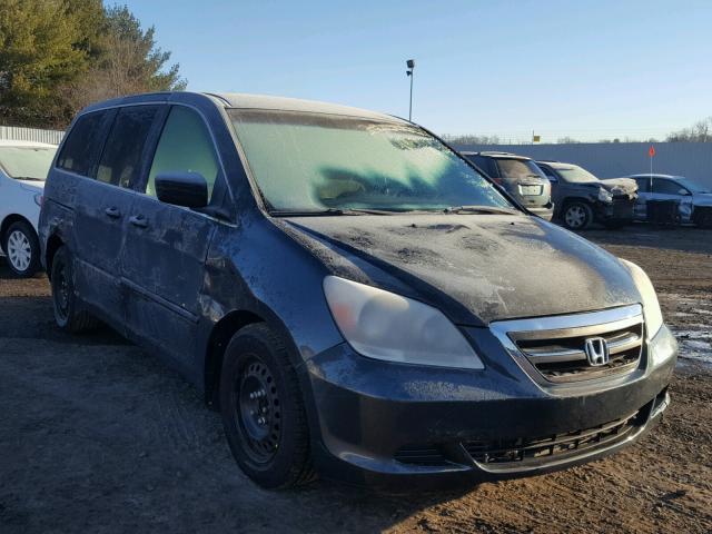 5FNRL38275B111661 - 2005 HONDA ODYSSEY LX GRAY photo 1