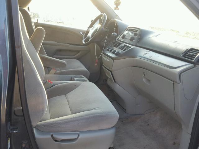 5FNRL38275B111661 - 2005 HONDA ODYSSEY LX GRAY photo 5