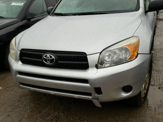 JTMBD33V085200476 - 2008 TOYOTA RAV4 SILVER photo 9