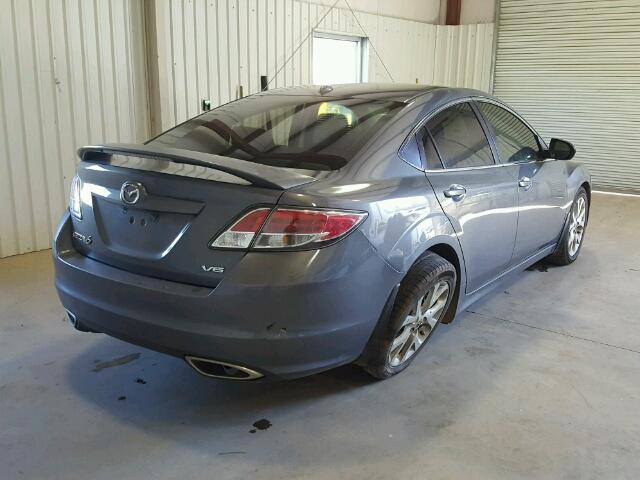 1YVHP82B895M04041 - 2009 MAZDA 6 S GRAY photo 4