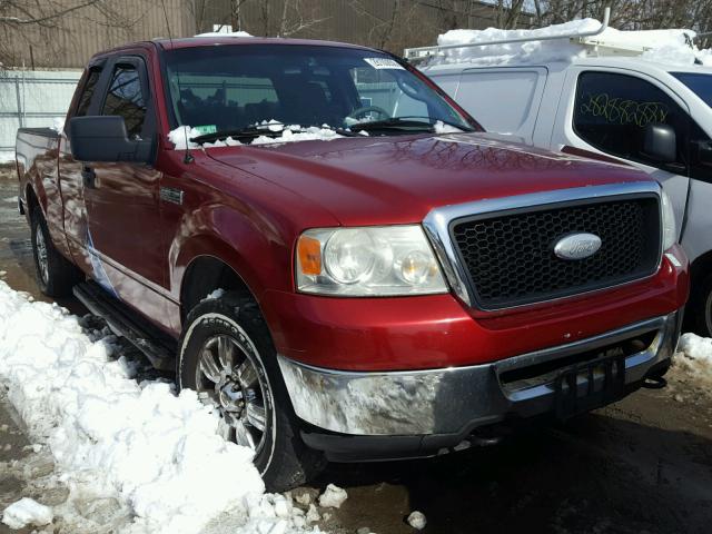 1FTPX14V47KC16860 - 2007 FORD F150 RED photo 1