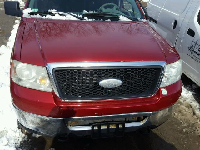 1FTPX14V47KC16860 - 2007 FORD F150 RED photo 7