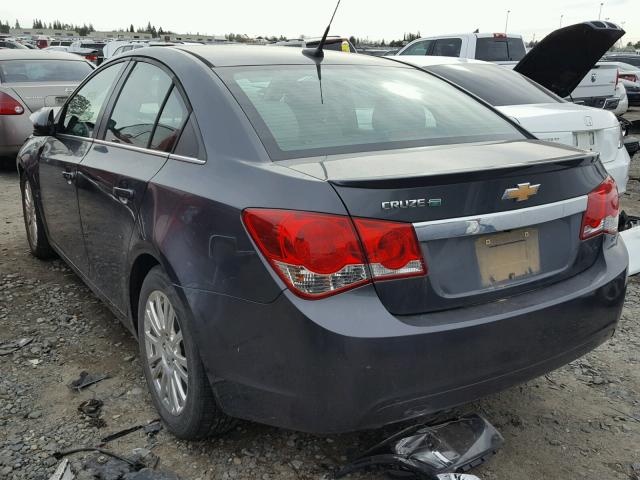 1G1PJ5SB2D7138927 - 2013 CHEVROLET CRUZE ECO CHARCOAL photo 3