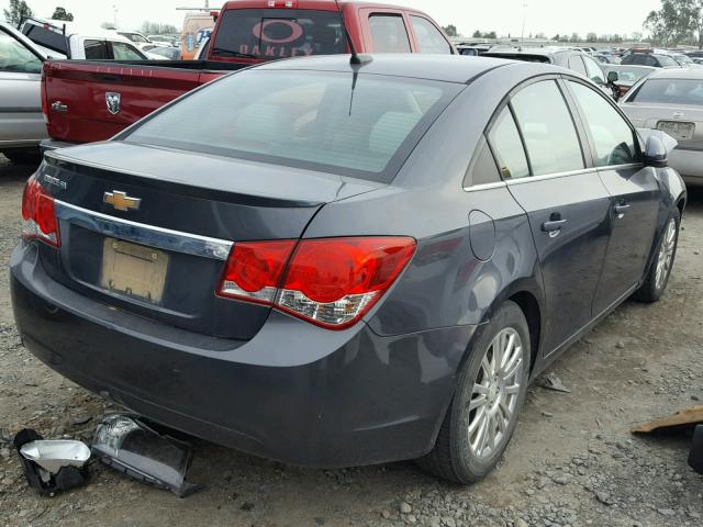 1G1PJ5SB2D7138927 - 2013 CHEVROLET CRUZE ECO CHARCOAL photo 4