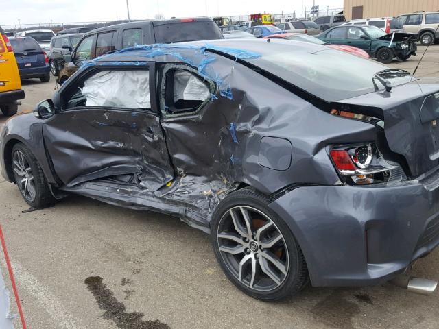 JTKJF5C72GJ017842 - 2016 TOYOTA SCION TC 灰色 照片 10