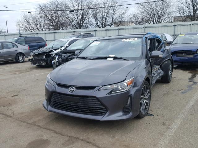 JTKJF5C72GJ017842 - 2016 TOYOTA SCION TC 灰色 照片 2