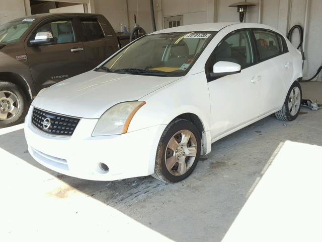 3N1AB61E29L625997 - 2009 NISSAN SENTRA 2.0 WHITE photo 2