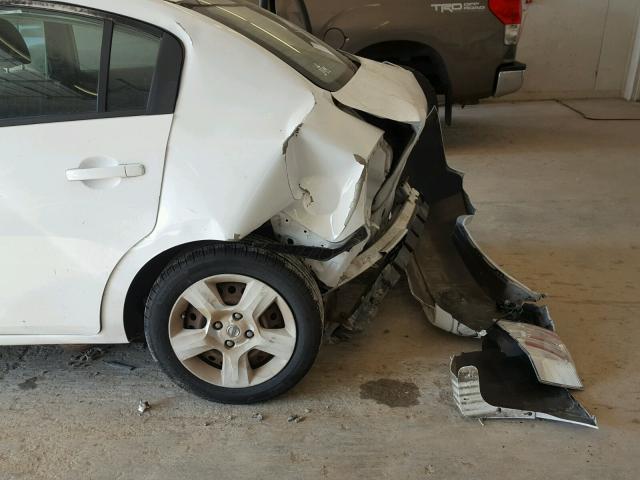 3N1AB61E29L625997 - 2009 NISSAN SENTRA 2.0 WHITE photo 9