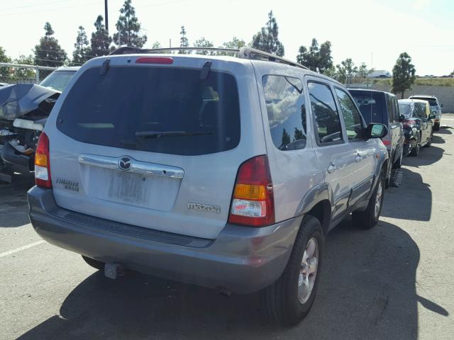 4F2CU09172KM32833 - 2002 MAZDA TRIBUTE LX SILVER photo 4