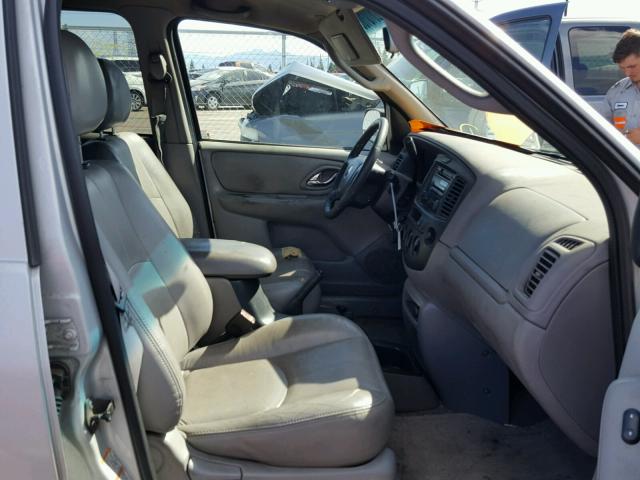 4F2CU09172KM32833 - 2002 MAZDA TRIBUTE LX SILVER photo 5