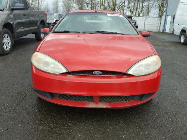 1ZWFT61L8X5651072 - 1999 MERCURY COUGAR V6 RED photo 10