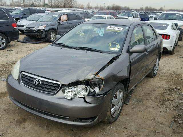 1NXBR32E75Z360130 - 2005 TOYOTA COROLLA CE GRAY photo 2