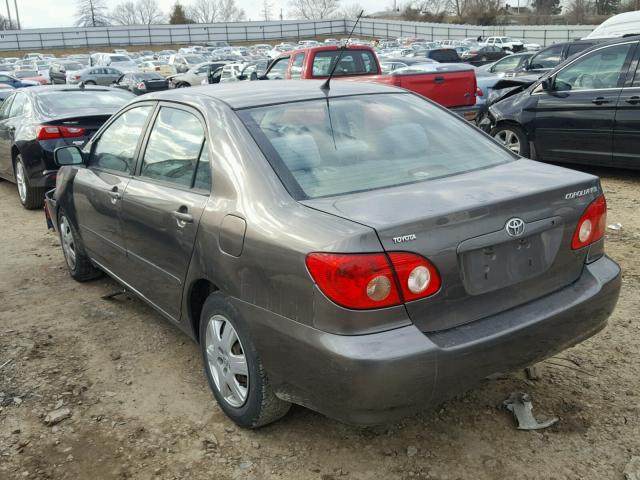 1NXBR32E75Z360130 - 2005 TOYOTA COROLLA CE GRAY photo 3