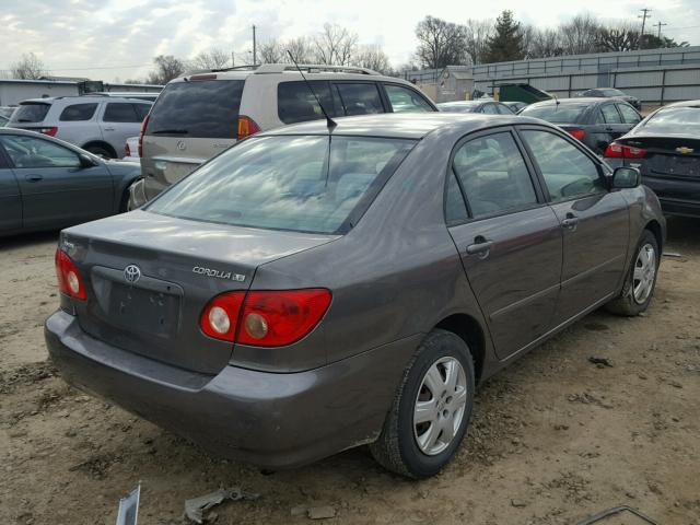 1NXBR32E75Z360130 - 2005 TOYOTA COROLLA CE GRAY photo 4