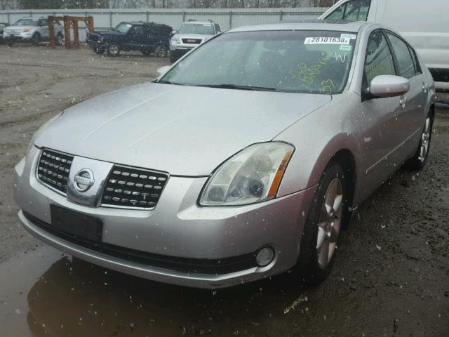 1N4BA41E14C899985 - 2004 NISSAN MAXIMA SE SILVER photo 2