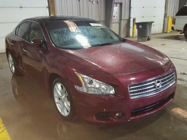 1N4AA5AP0AC866166 - 2010 NISSAN MAXIMA S RED photo 1