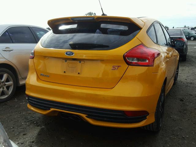 1FADP3L93GL226203 - 2016 FORD FOCUS ST YELLOW photo 4