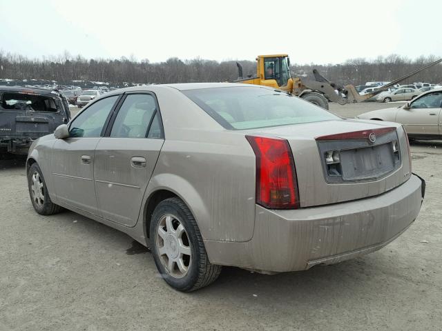 1G6DM57N530111915 - 2003 CADILLAC CTS TAN photo 3