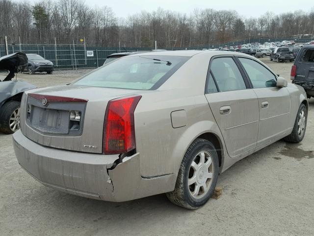 1G6DM57N530111915 - 2003 CADILLAC CTS TAN photo 4