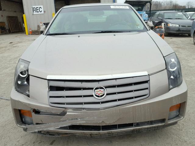 1G6DM57N530111915 - 2003 CADILLAC CTS TAN photo 9