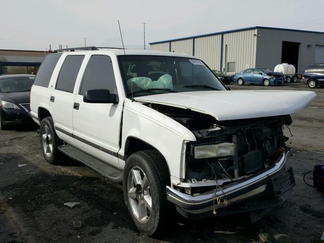 1GNEK13R1XJ388951 - 1999 CHEVROLET TAHOE K150 WHITE photo 1