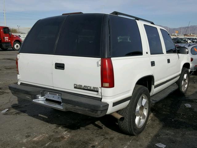 1GNEK13R1XJ388951 - 1999 CHEVROLET TAHOE K150 WHITE photo 4