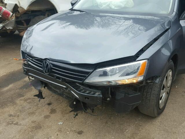 3VW2K7AJ6EM243316 - 2014 VOLKSWAGEN JETTA BASE 石墨色 照片 9